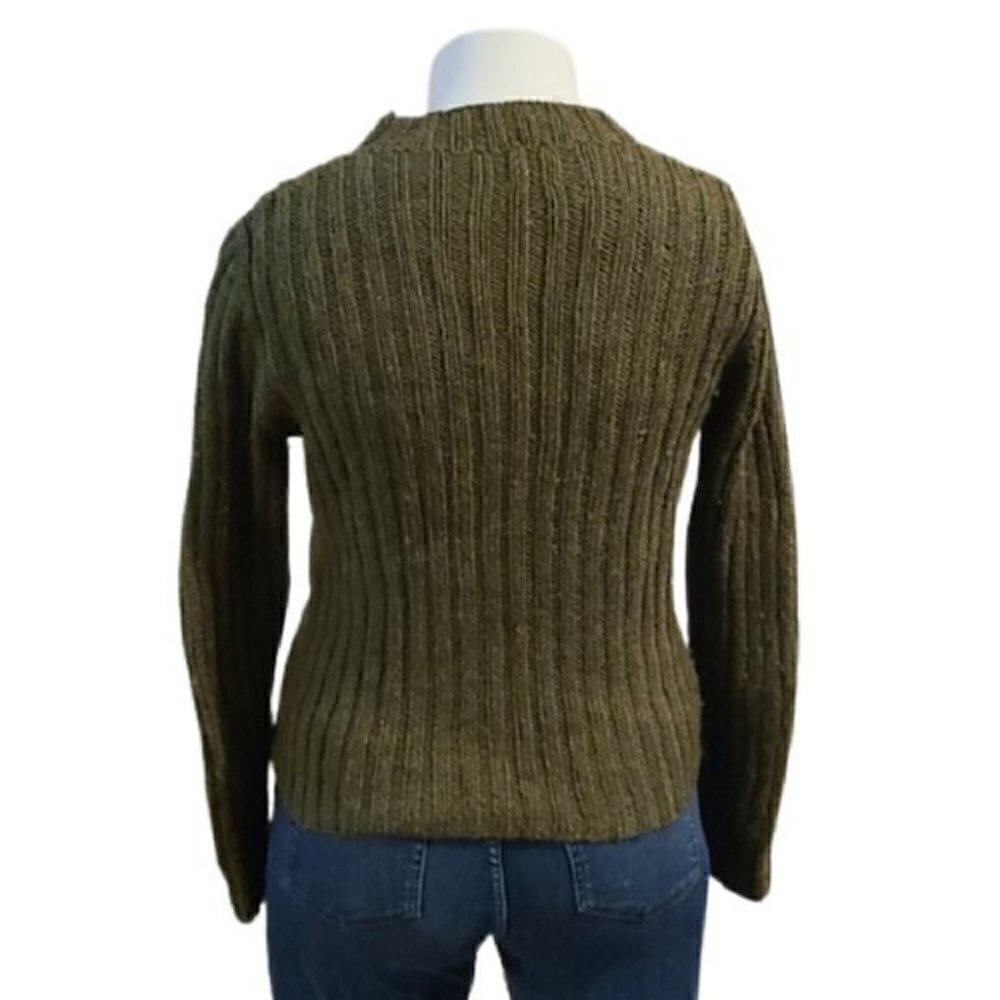 [Elizabeth Lueders] Green knitted sweater - Picture 3 of 7